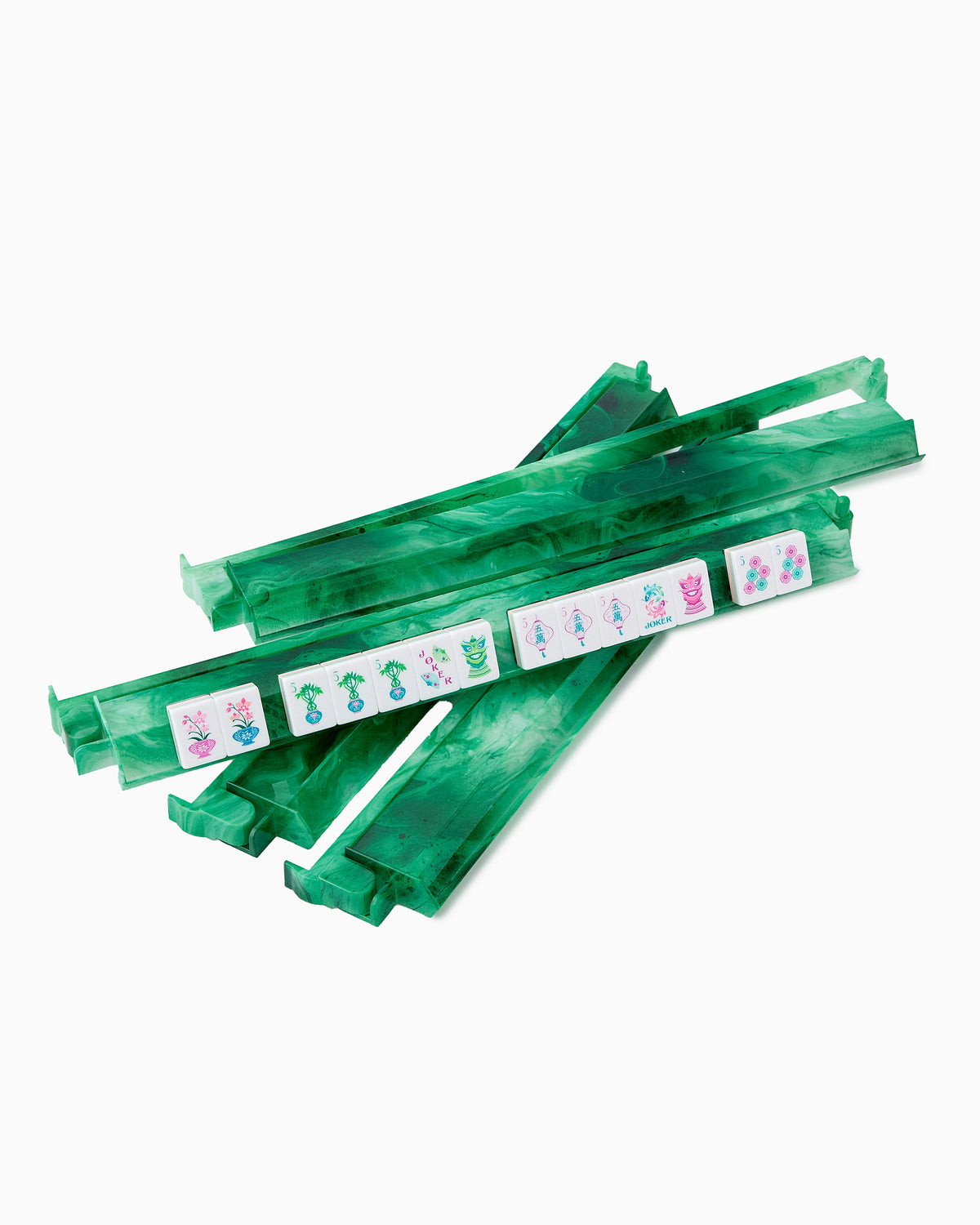 Agate Rack and Pusher Set - Oh My Mahjong