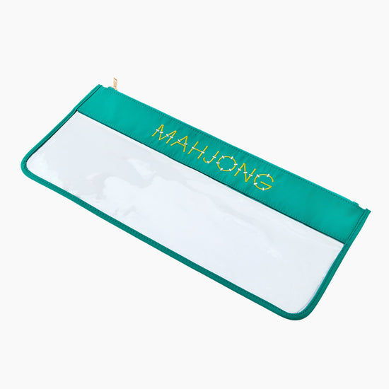 Aqua Bamboo Bag - Oh My Mahjong