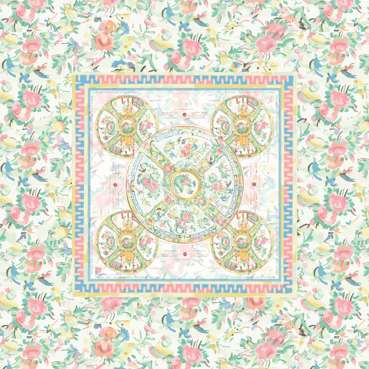 Aristocrat Tablecloth - Oh My Mahjong