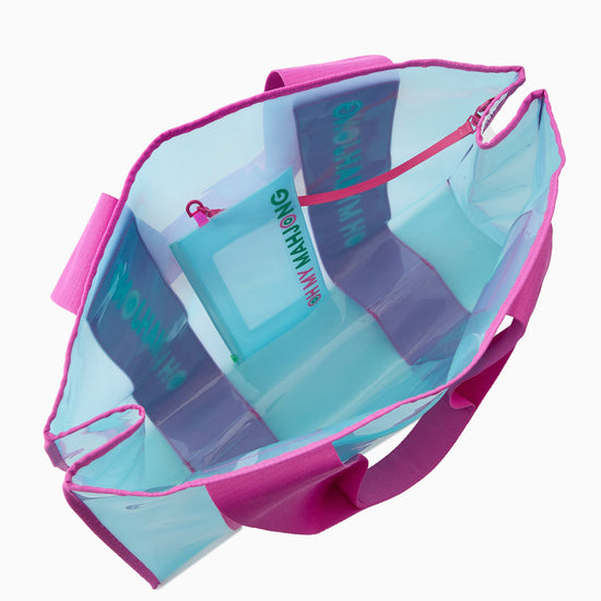Blue Beach Bag - Oh My Mahjong