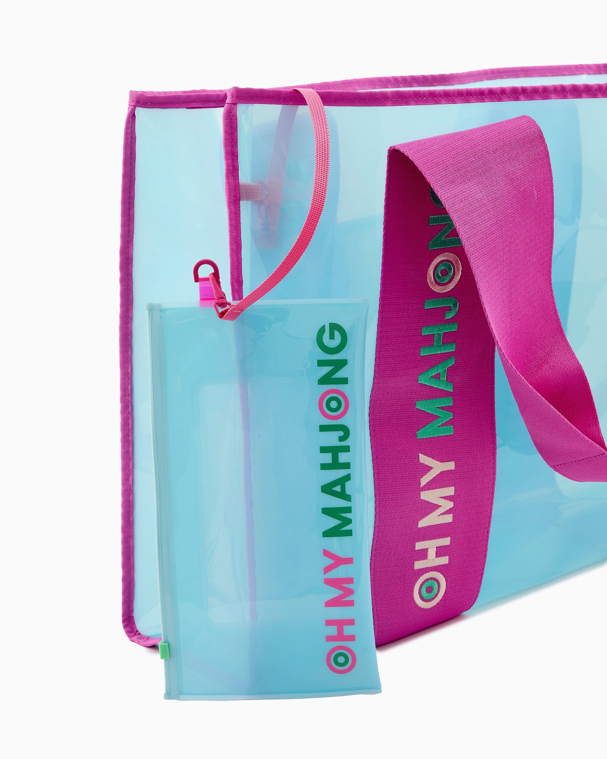Blue Beach Bag - Oh My Mahjong