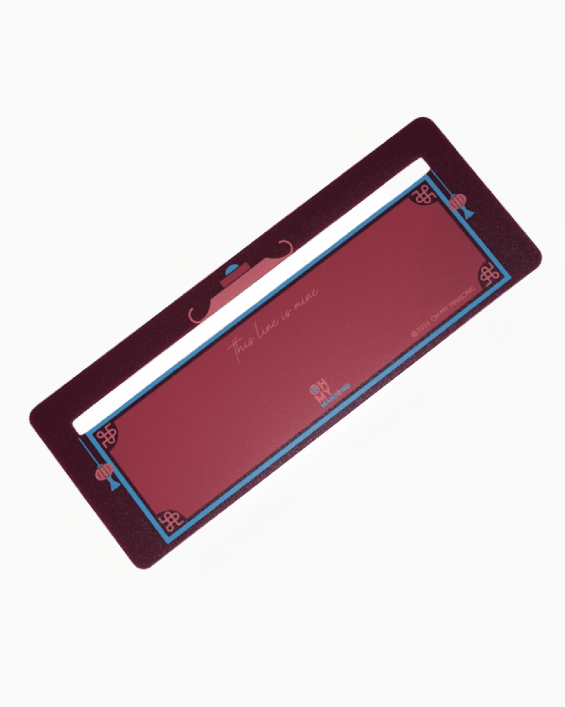 Burgundy Line Finder - Oh My Mahjong