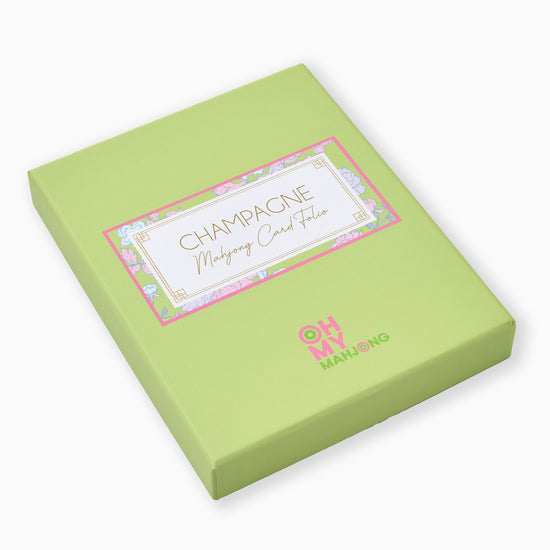 Champagne Mahjong Card Folio - Oh My Mahjong