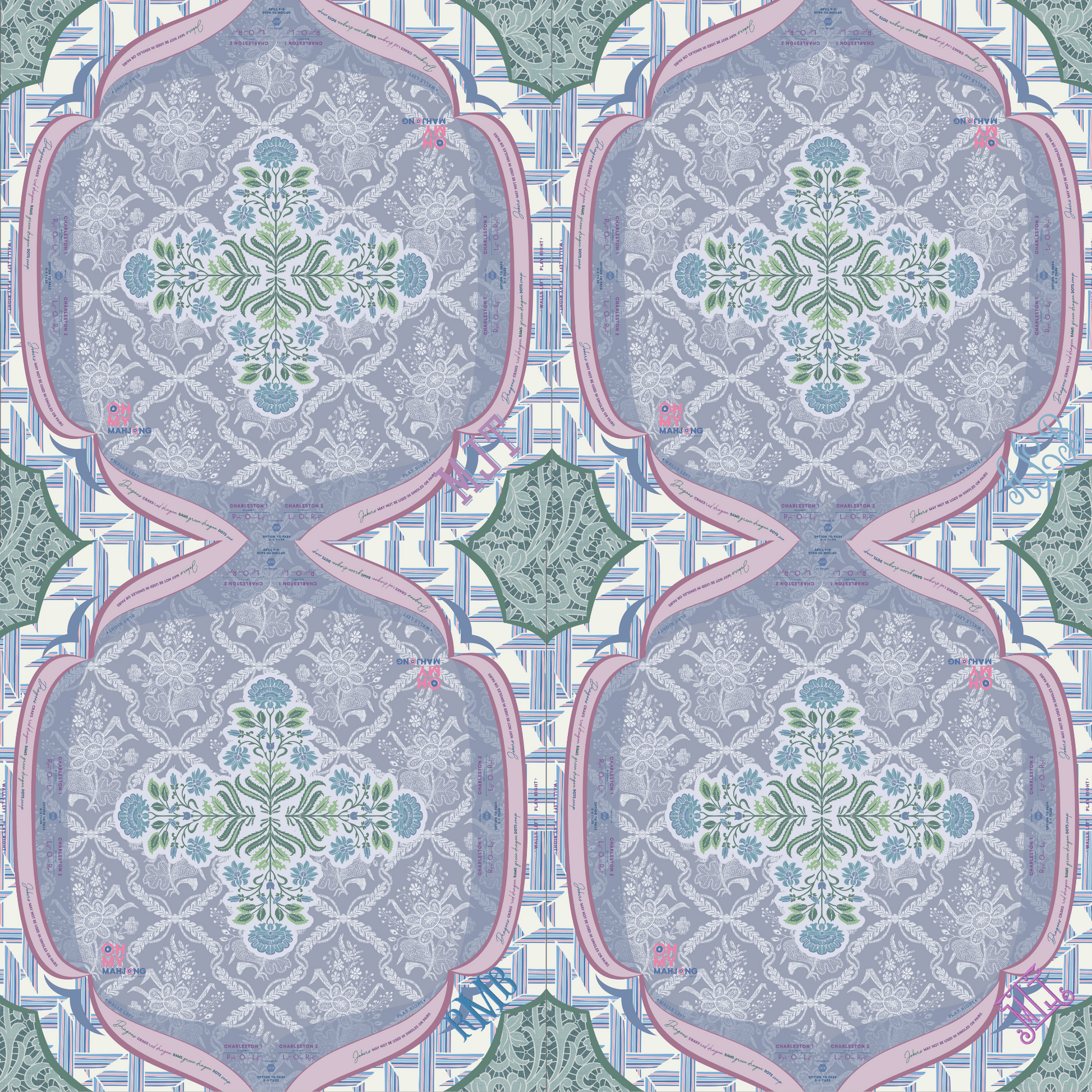 Chantilly Mat in Tube - Oh My Mahjong