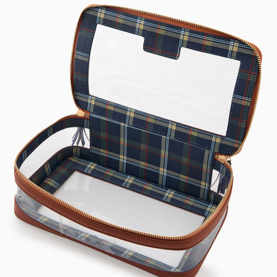 Cognac Tile Storage Bag - Oh My Mahjong