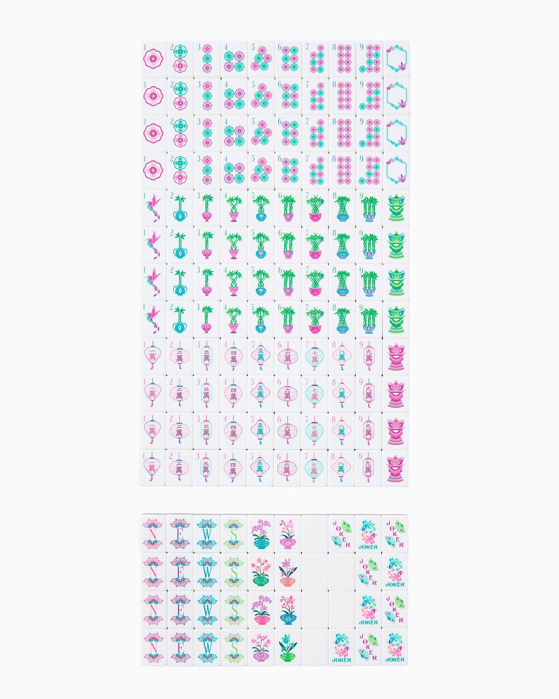 Emerald Mahjong Tiles - Oh My Mahjong