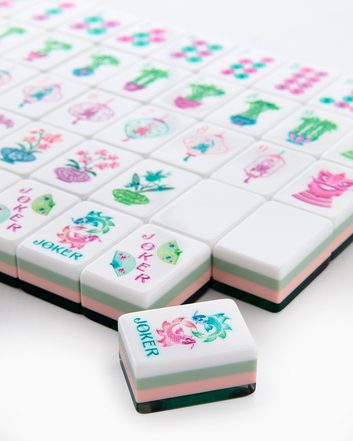 Emerald Mahjong Tiles - Oh My Mahjong