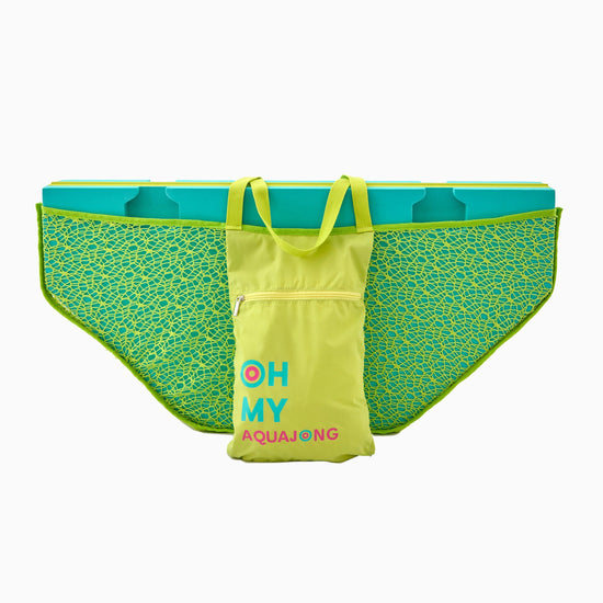 Green Aqua Jong Pool Mat - Oh My Mahjong