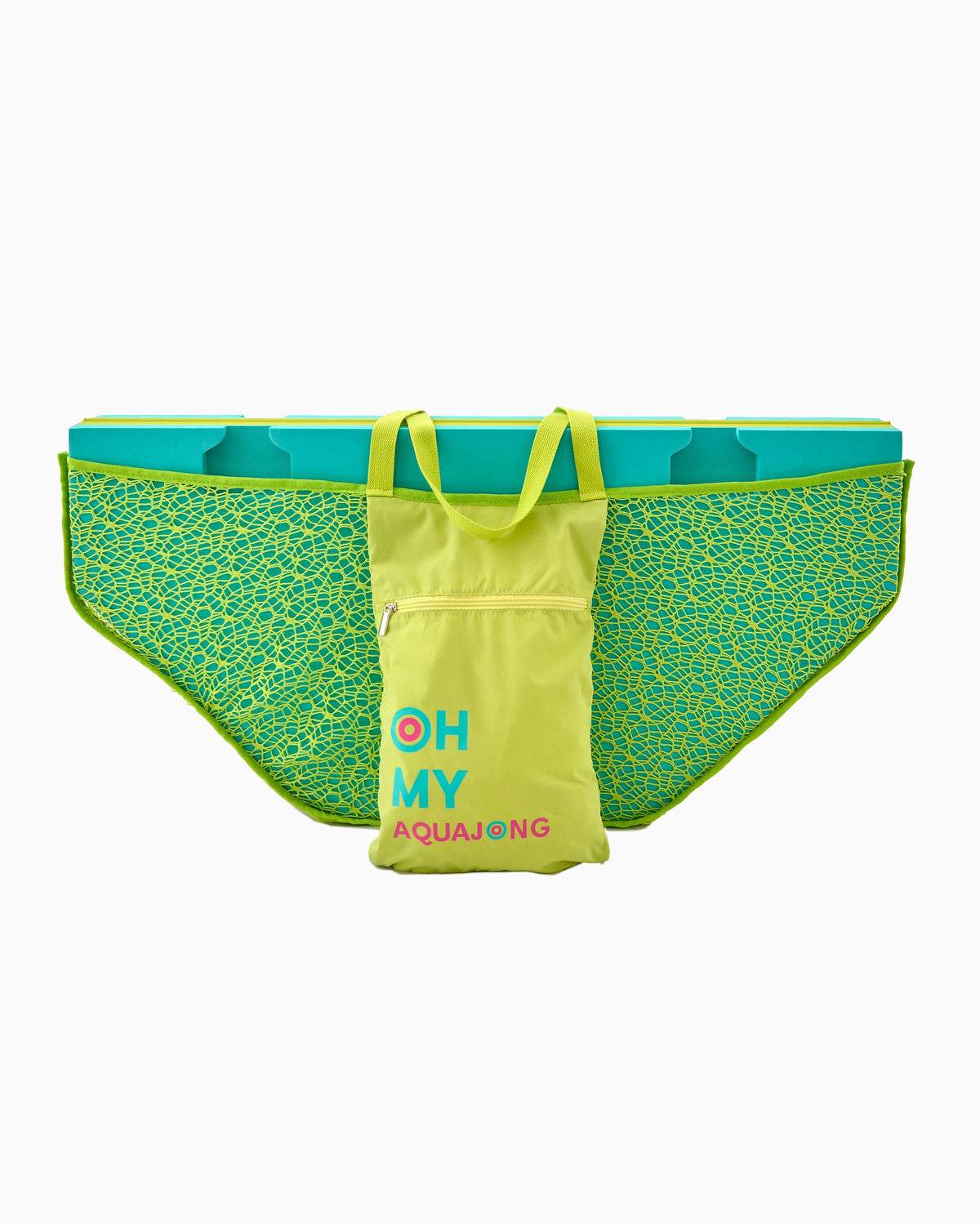 Green Aqua Jong Pool Mat - Oh My Mahjong