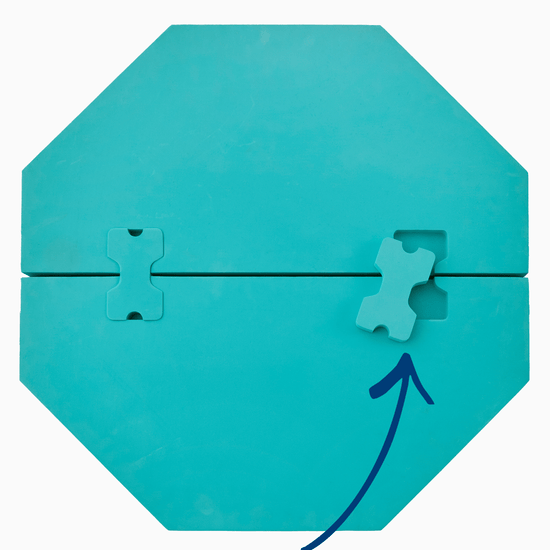 Green Aqua Jong Pool Mat - Oh My Mahjong