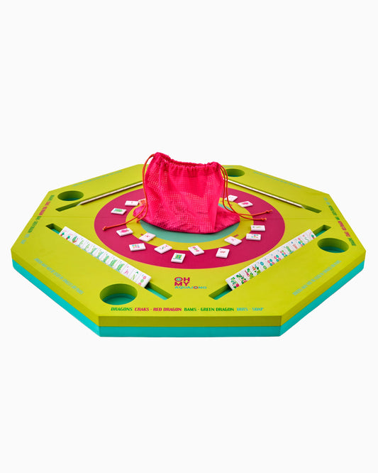 Green Aqua Jong Pool Mat - Oh My Mahjong