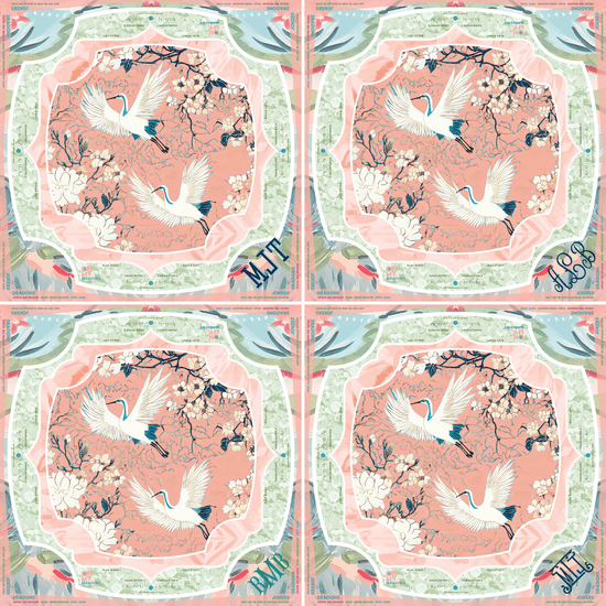 Heron Mat in Tube - Oh My Mahjong