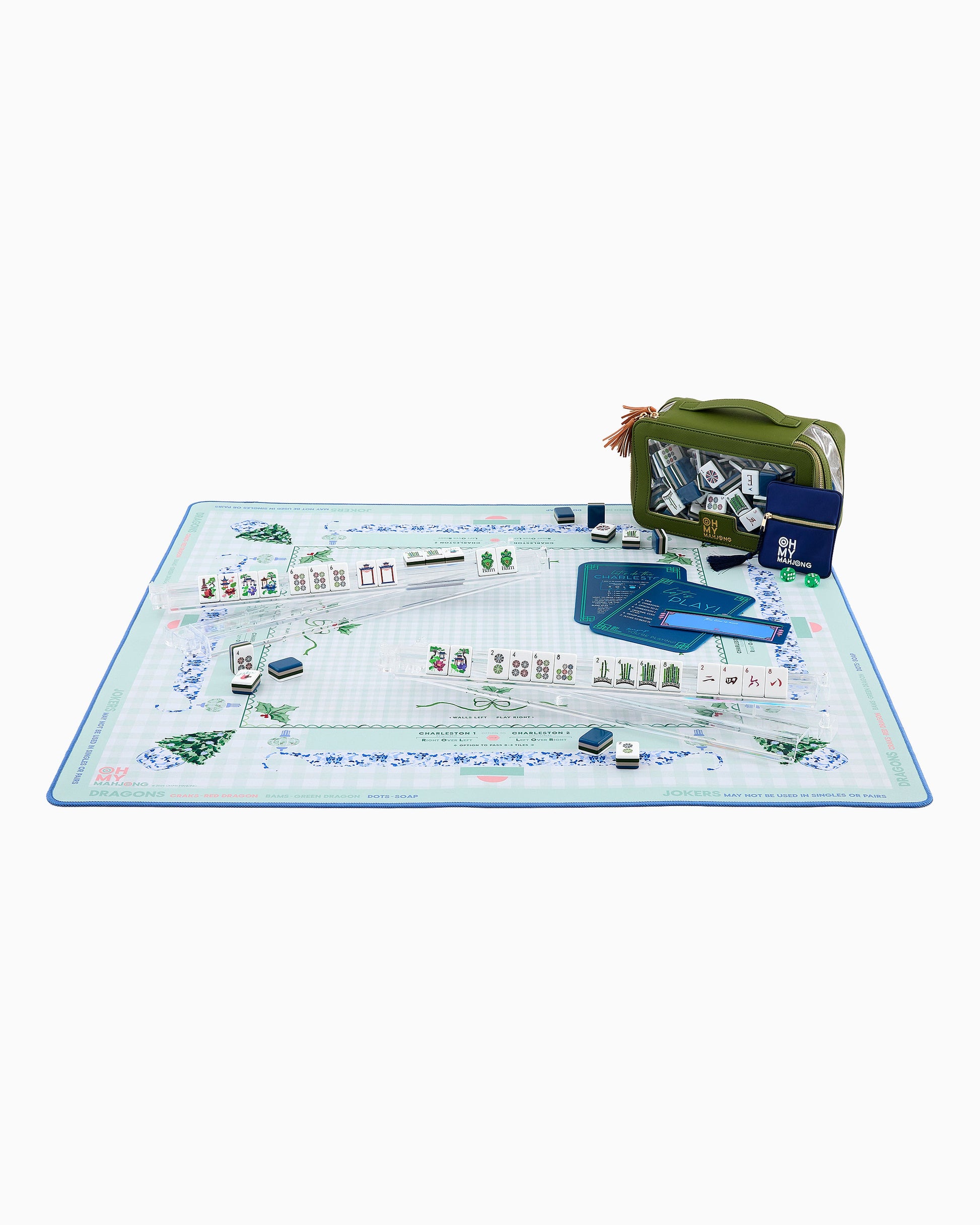 Holly Jolly Mat in Tube - Oh My Mahjong