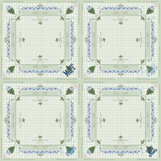 Holly Jolly Mat in Tube - Oh My Mahjong