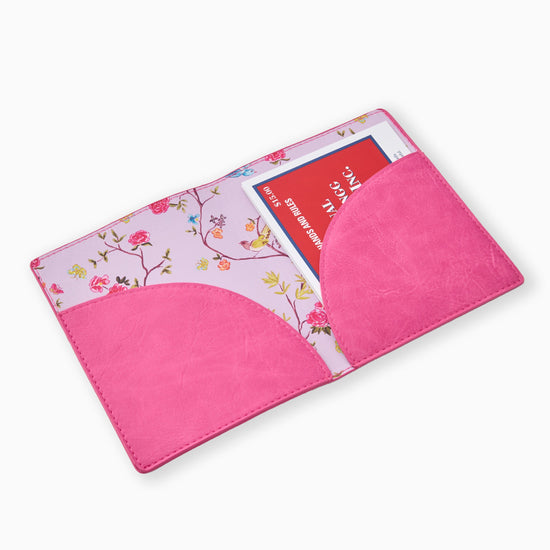 Hot Pink Mahjong Card Folio - Oh My Mahjong