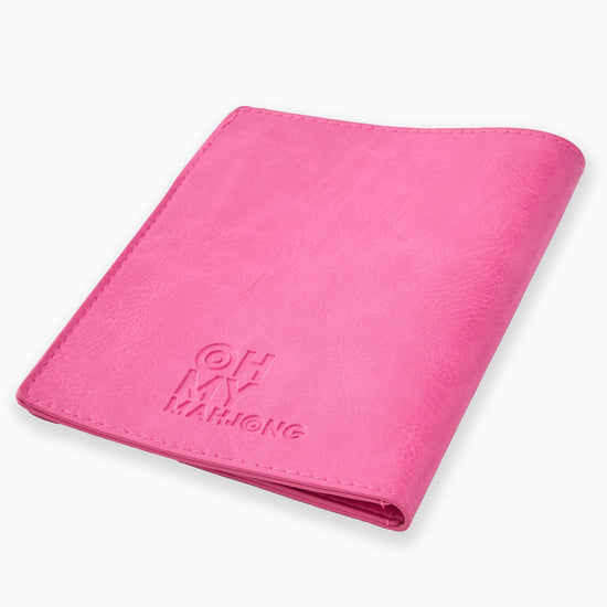 Hot Pink Mahjong Card Folio - Oh My Mahjong