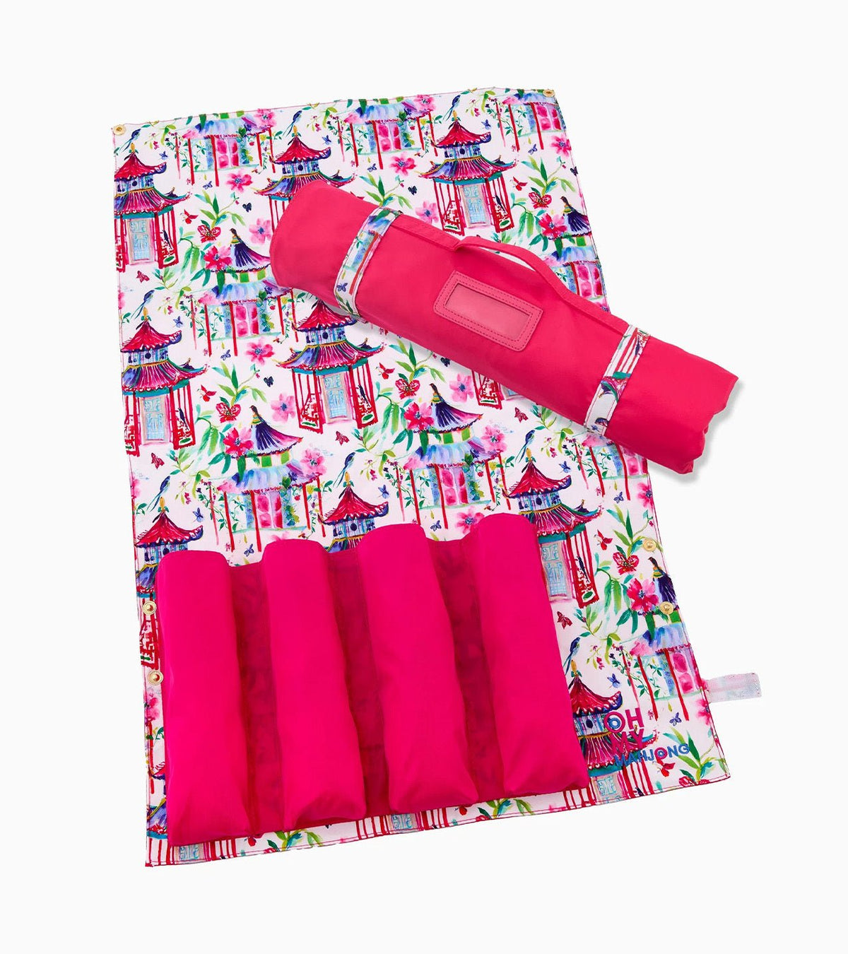 Hot Pink Rack Storage Bag - Oh My Mahjong