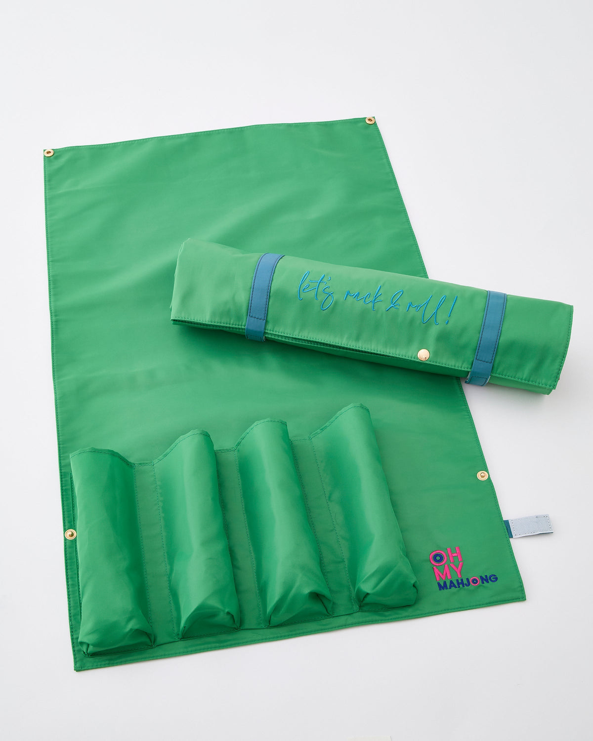Kelly Green Let's Rack & Roll Bag - Oh My Mahjong