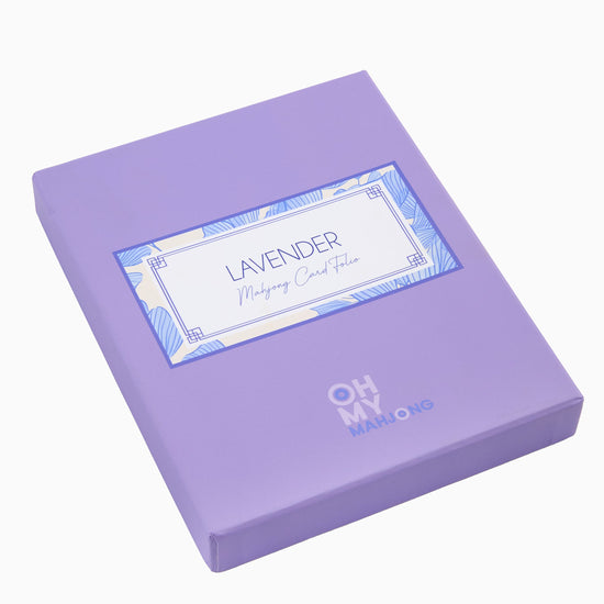 Lavender Mahjong Card Folio - Oh My Mahjong