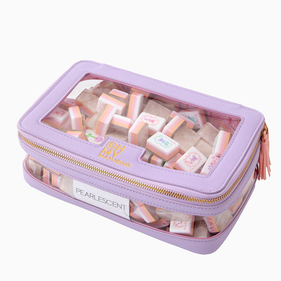 Lavender Tile Storage Bag - Oh My Mahjong