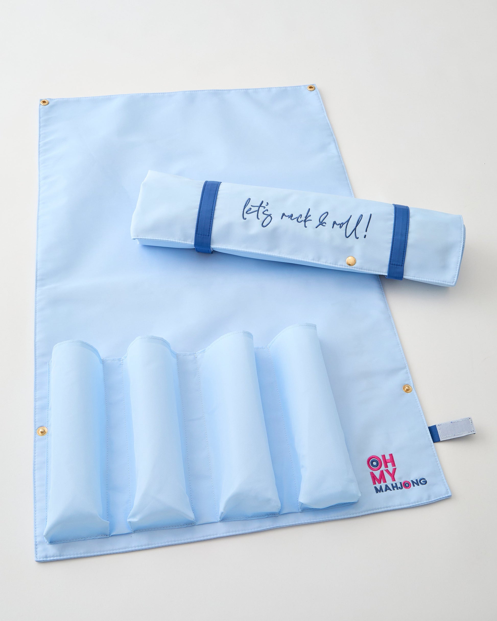 Light Blue Let's Rack & Roll - Oh My Mahjong
