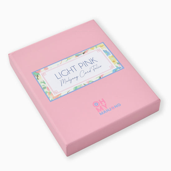 Light Pink Mahjong Card Folio - Oh My Mahjong