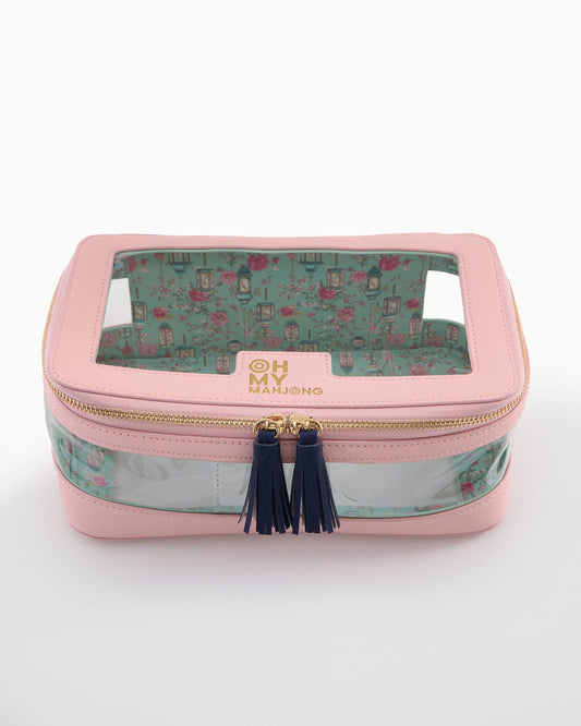 Light Pink Tile Storage Bag - Oh My Mahjong