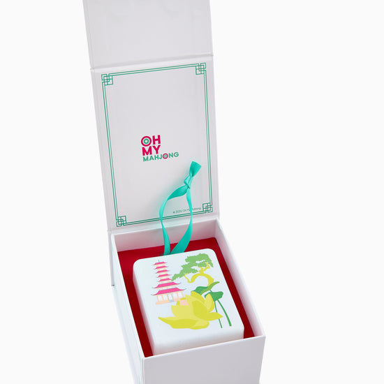 Lotus Pagoda Ornament - Oh My Mahjong
