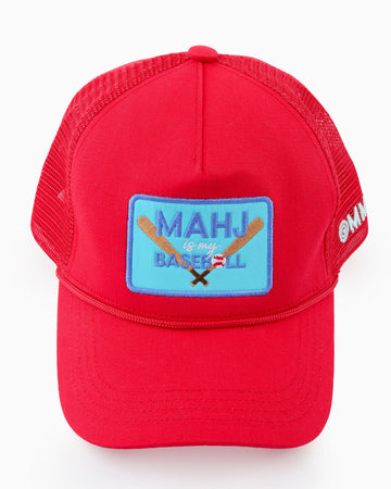Mahj Is My Baseball Hat - Oh My Mahjong