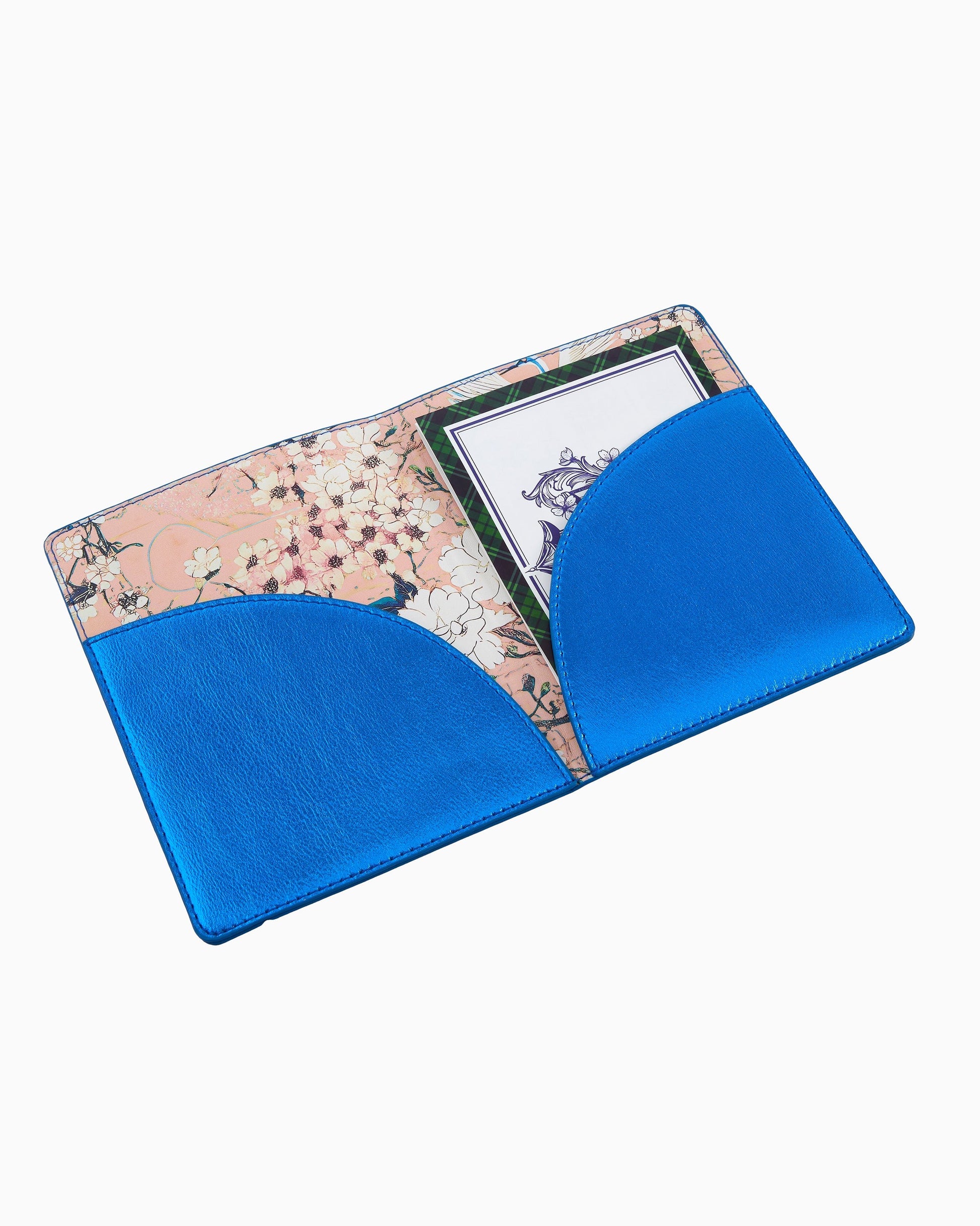 Metallic Blue Mahjong Card Folio - Oh My Mahjong