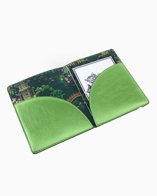 Metallic Green Mahjong Card Folio - Oh My Mahjong