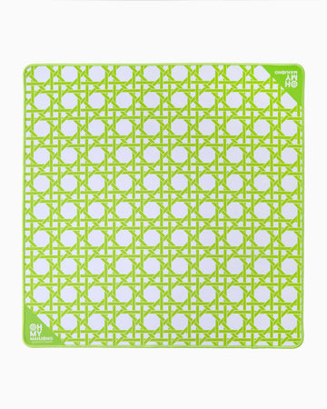 Mini Green Cane Mat - Oh My Mahjong