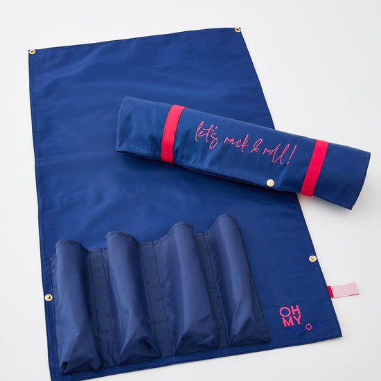 Navy Let's Rack & Roll Bag - Oh My Mahjong