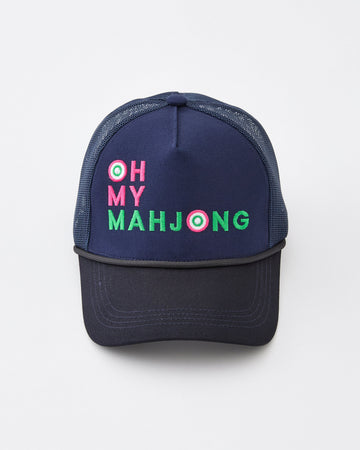 Navy OMM Hat - Oh My Mahjong