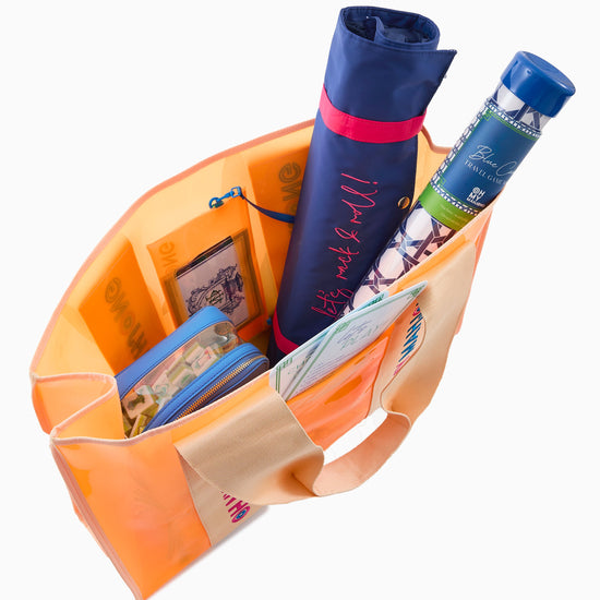 Orange Beach Bag - Oh My Mahjong