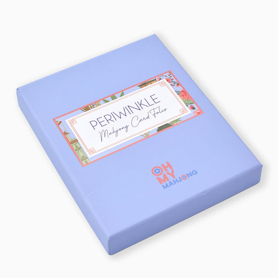 Periwinkle Mahjong Card Folio - Oh My Mahjong