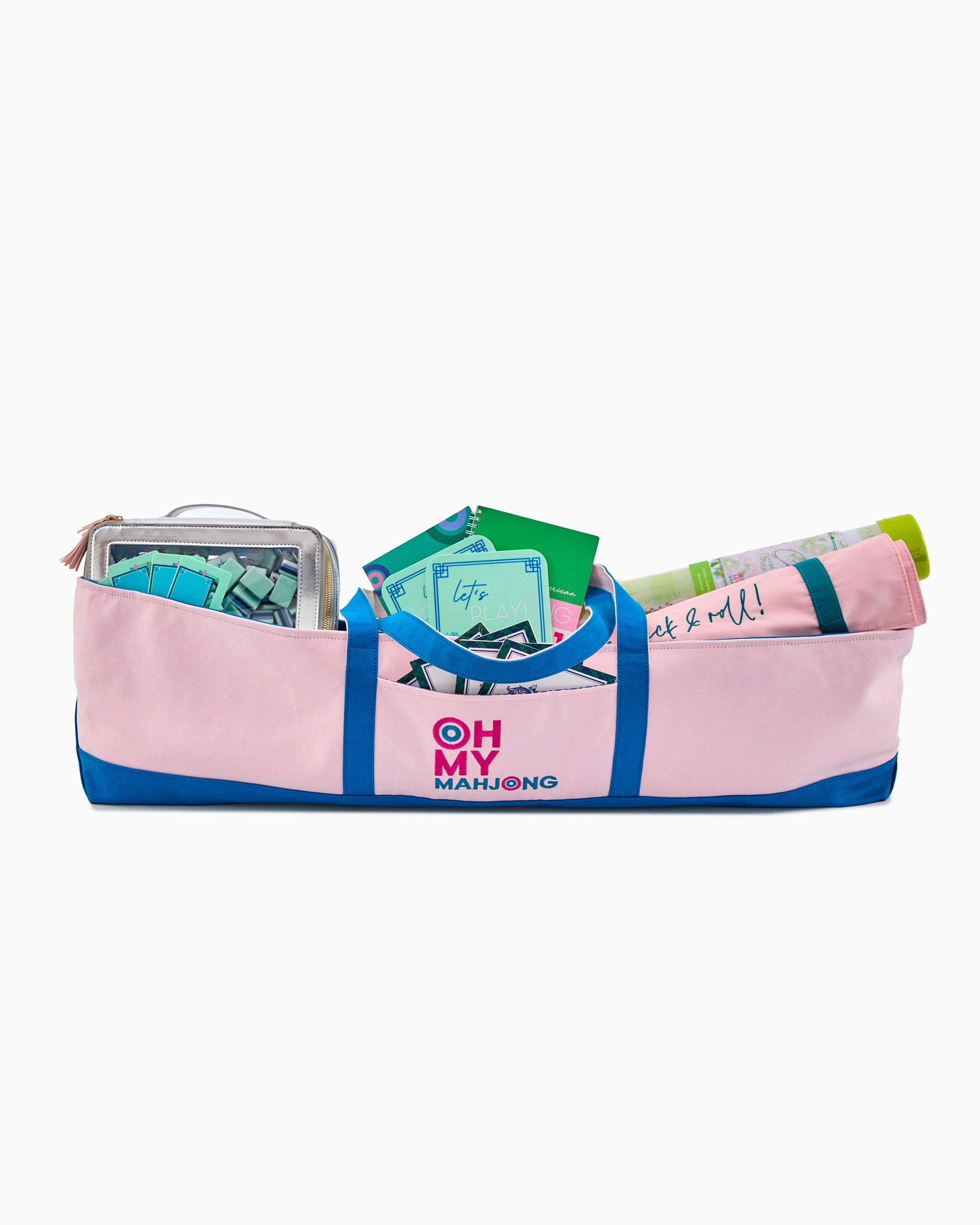 Pink Mat Storage Bag - Oh My Mahjong