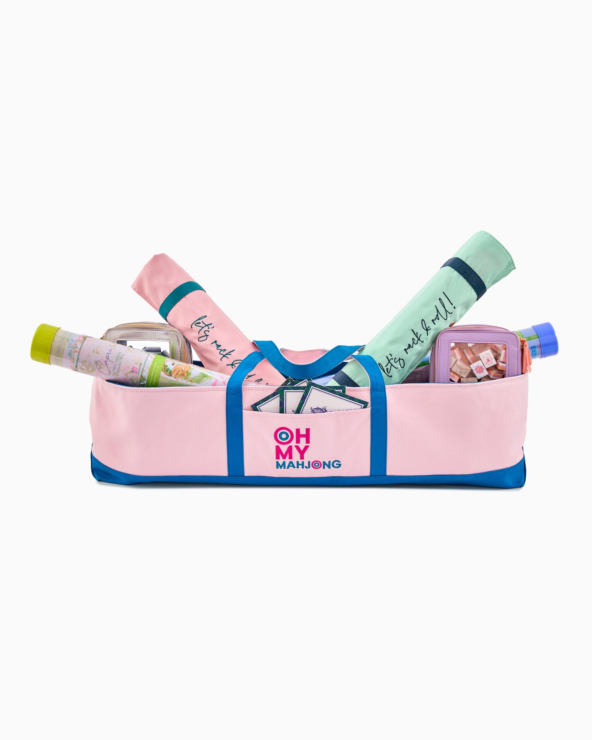 Pink Mat Storage Bag - Oh My Mahjong