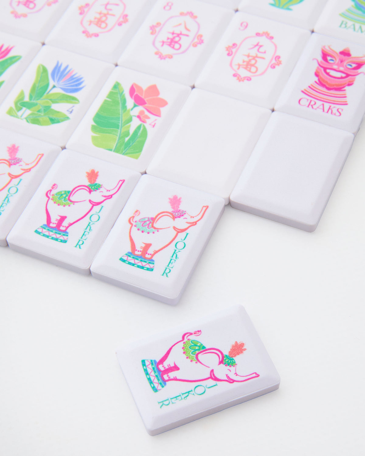 Poppy Debutante Tile Set - Oh My Mahjong