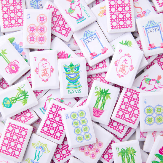 Poppy Debutante Tile Set - Oh My Mahjong