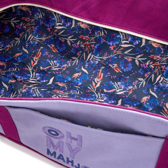 Purple Mat Storage Bag - Oh My Mahjong