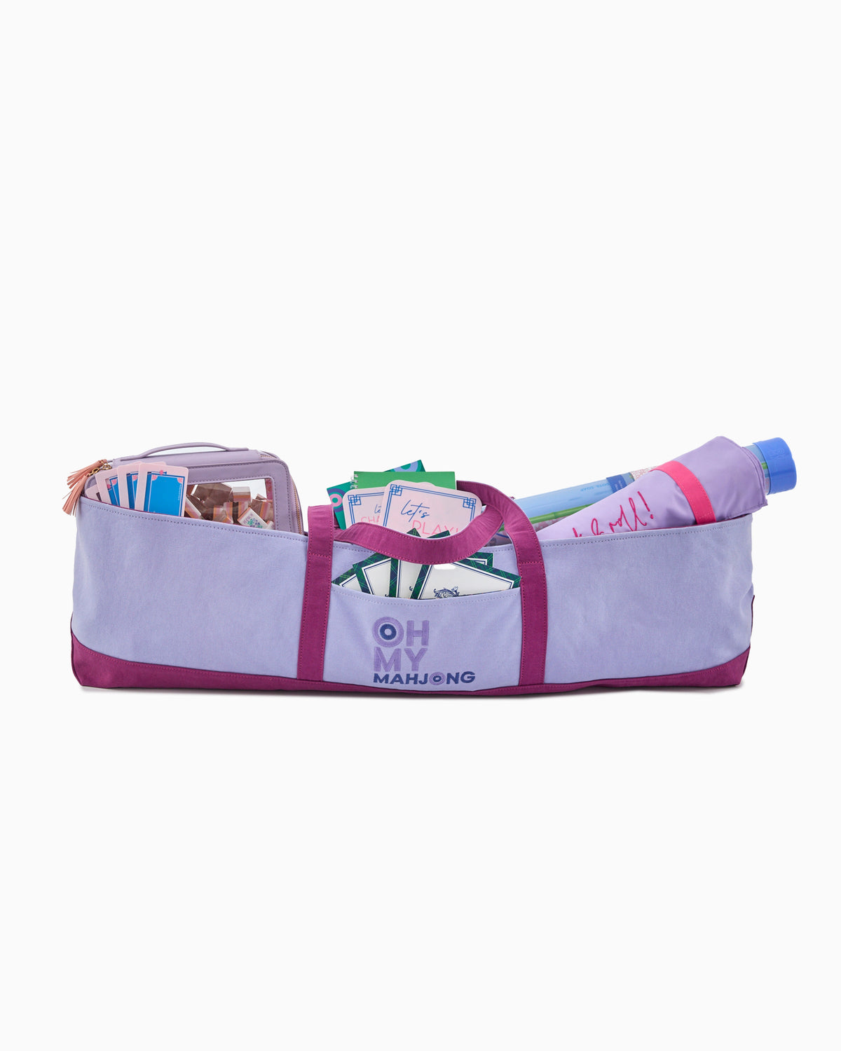 Purple Mat Storage Bag - Oh My Mahjong
