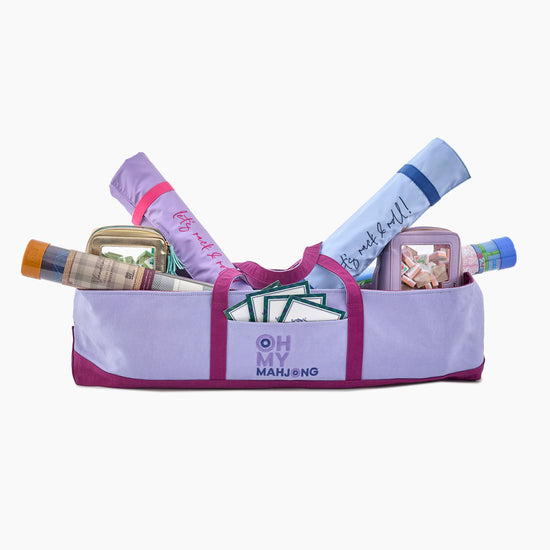 Purple Mat Storage Bag - Oh My Mahjong