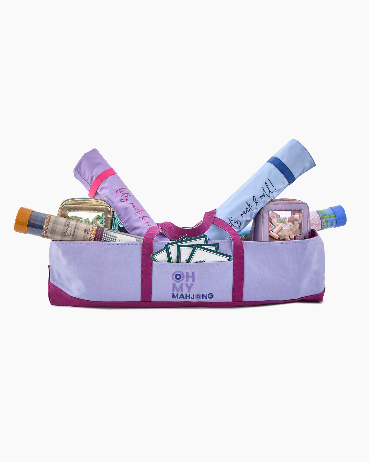 Purple Mat Storage Bag - Oh My Mahjong