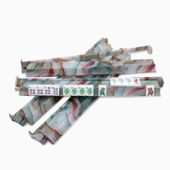 Sandstone Rack and Pusher Set - Oh My Mahjong