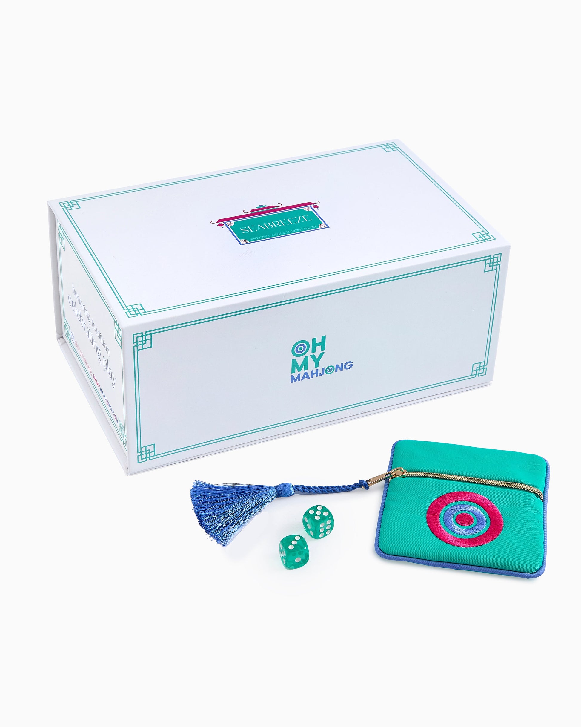 Seabreeze Mahjong Tiles - Oh My Mahjong