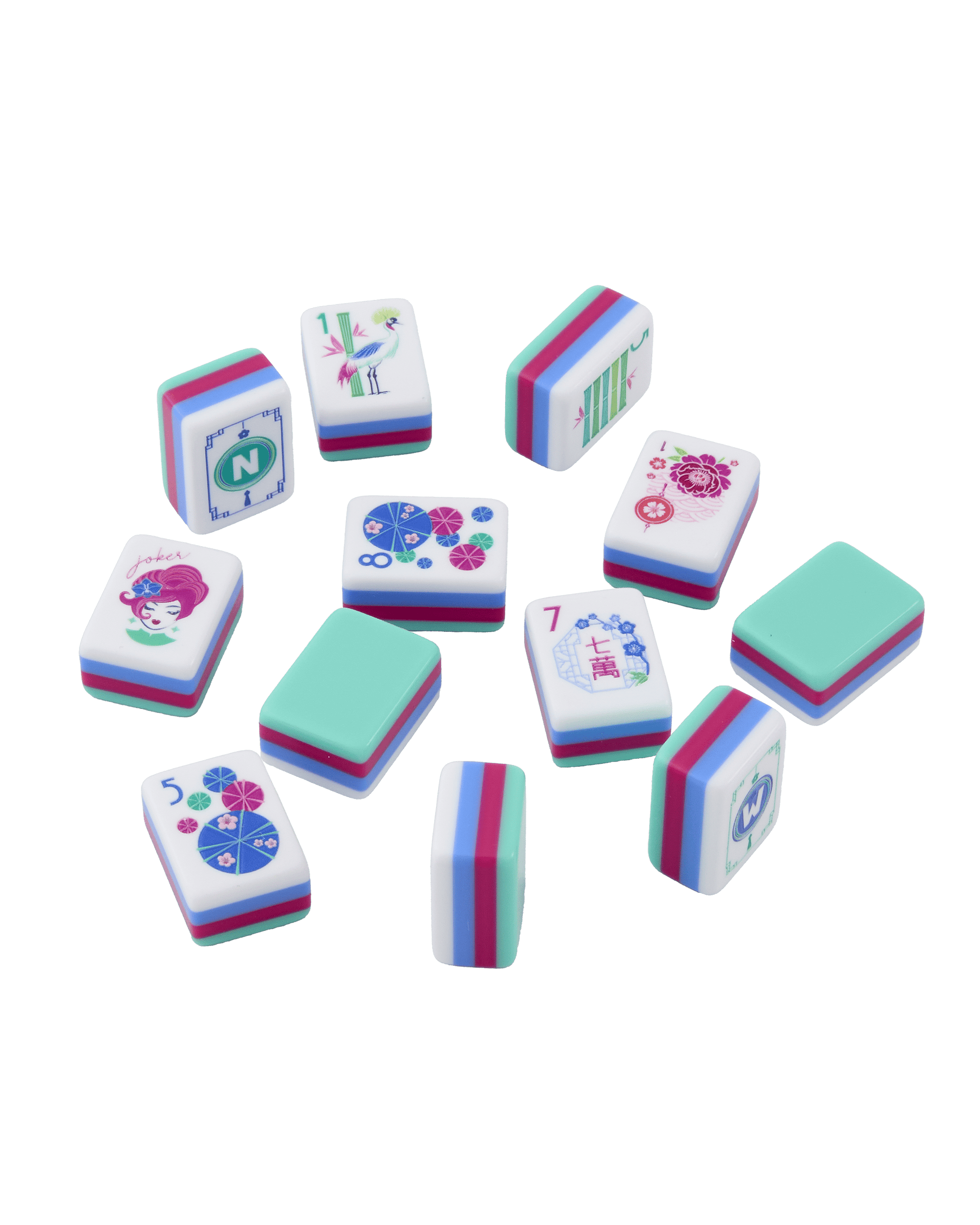 Seabreeze Mahjong Tiles - Oh My Mahjong