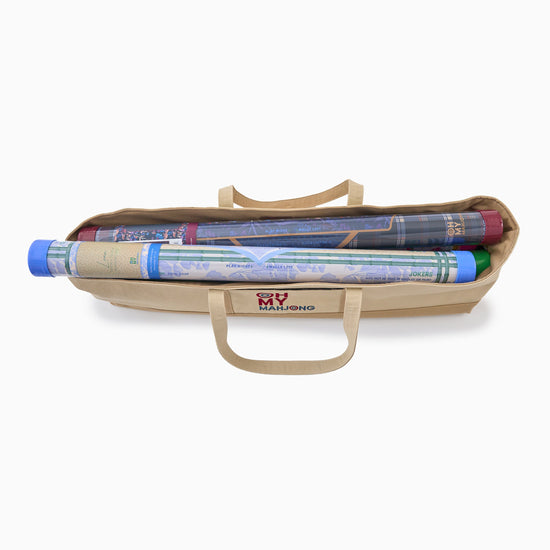 Taupe Mat Storage Bag - Oh My Mahjong