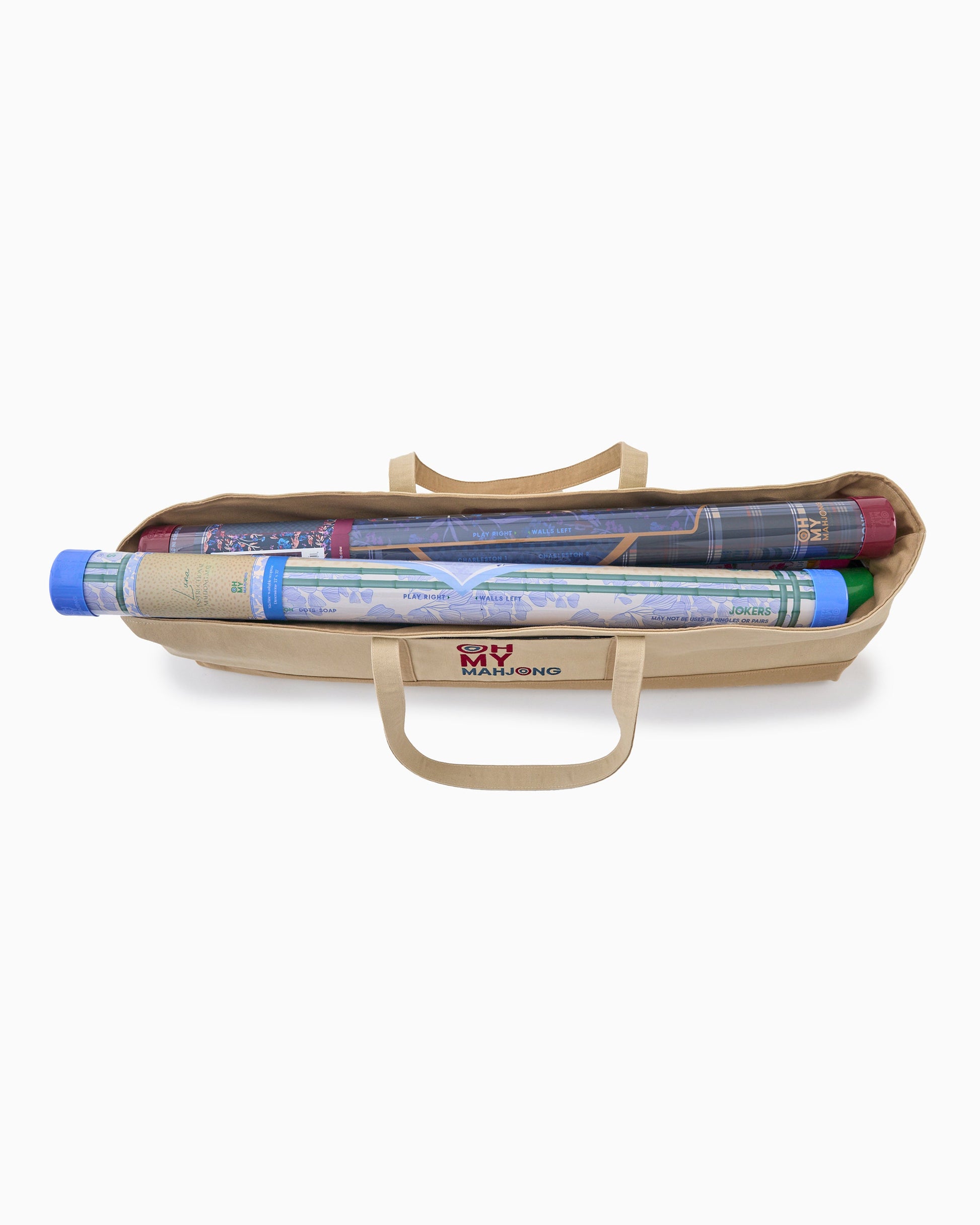 Taupe Mat Storage Bag - Oh My Mahjong