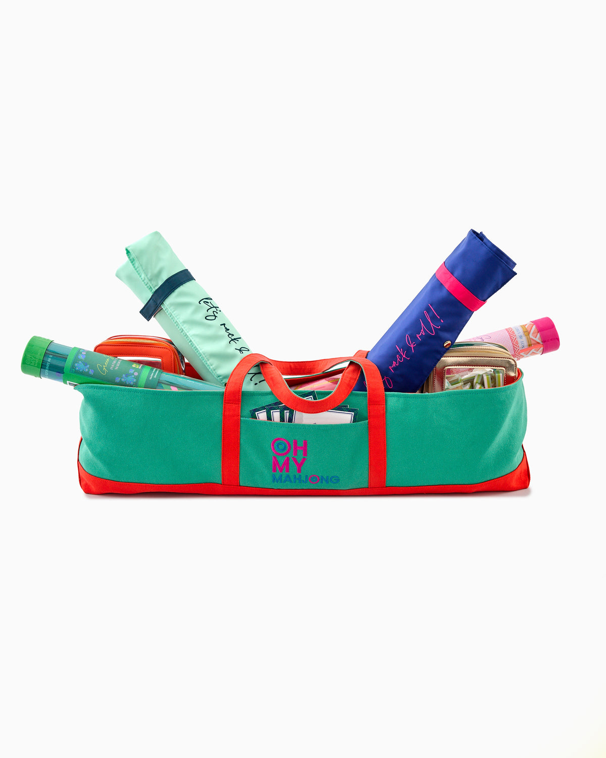 Teal Mat Storage Bag - Oh My Mahjong